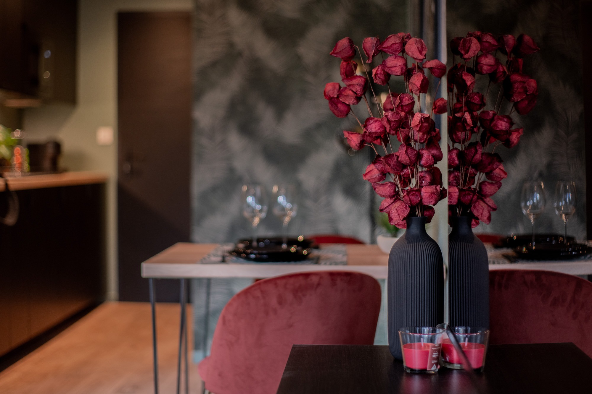 Fleurs rouge